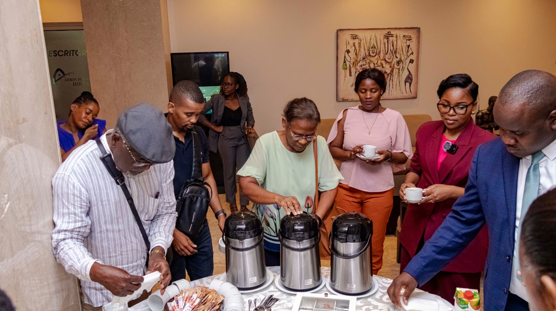 Coffee break do treinamento